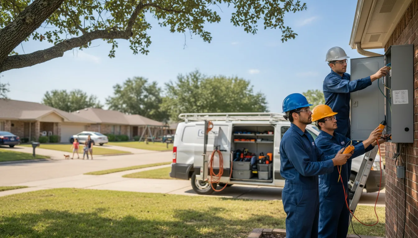 Certified electrician providing emergency electrical services in Oxford, GA